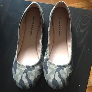 Camo Lucky Brand Flats